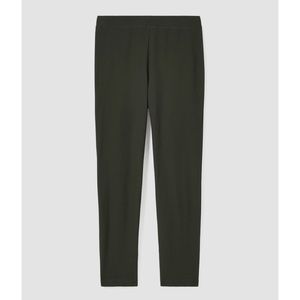 Eileen Fisher Petite Slim Ankle Pant in Woodland